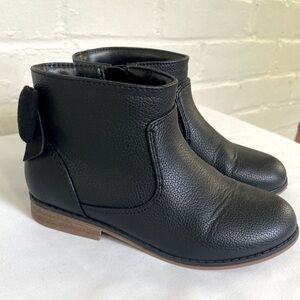 Cat & Jack Girls Ankle Booties with Bow, NWOT